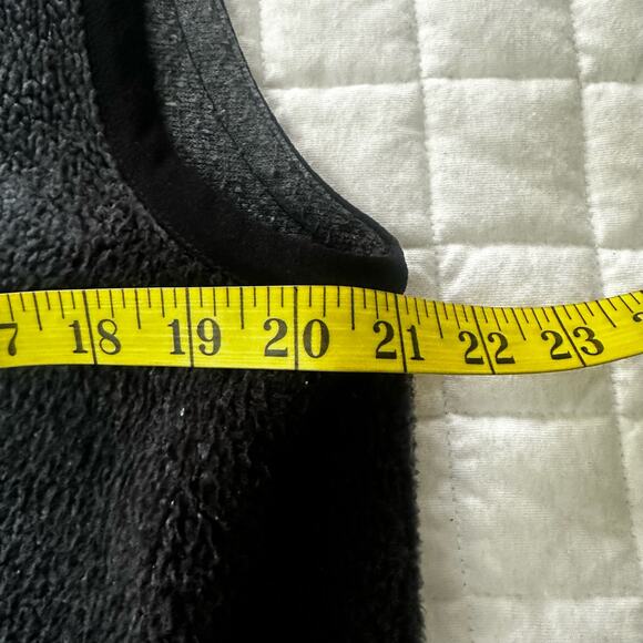 Vintage KD SPRING Womens Vest Large Gray Fleece Full Zip Lagenlook Artsy Boho - Picture 10 of 11